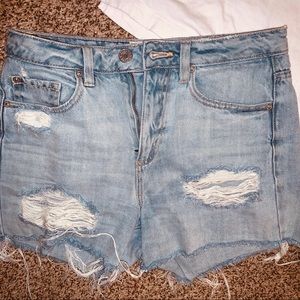 Garage jean shorts